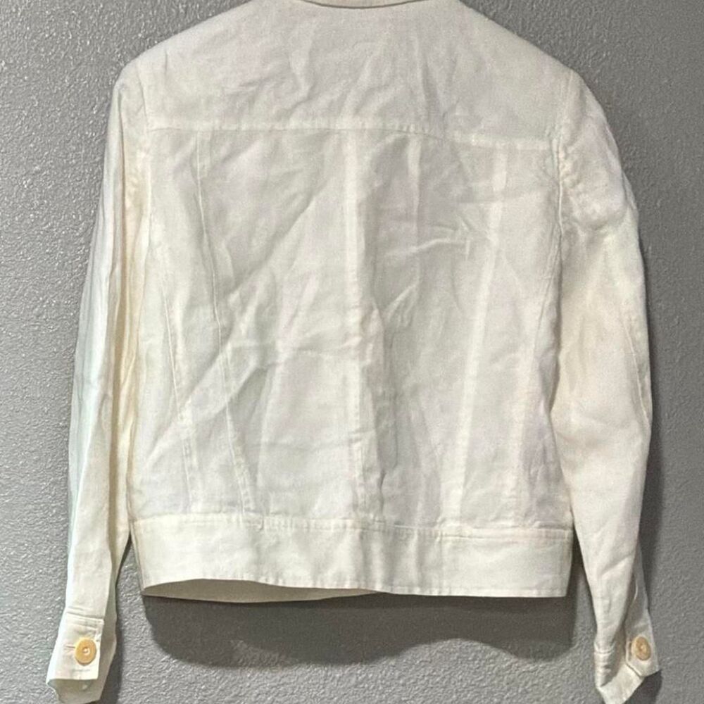 Talbots Women's White and Cream Jacket - Picture 2 of 3